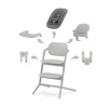 Jedálenska stolička Cybex Lemo 4in1 Set Suede Grey