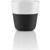 Eva Solo Espressotassen Carbon Čierna 80 ml - 2 Stück