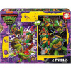 Educa - Puzzle 2x500 Ninja korytnačiek - 500 dielov