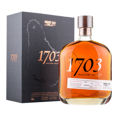 Mount Gay 1703 Master Select, GIFT, 43%, 0.7 L (kartón)