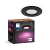 Philips Hue White and color ambiance 8720169264151 Slim downlight S zápustné svietidlo D90mm LED 8,3W/1000lm 2200-6500K+RGB IP44 čierna