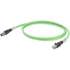 Weidmüller IE-C6EL8UG0100U40XCS-E dátový zástrčkový konektor pre senzory - aktory, 1457580100, piny: 8, 10.00 m, 1 ks; 1457580100