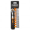 NEO TOOLS Sada nástrčných kľúčov 1/4