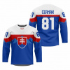 Slovensko - Erik Cernak 2026 Hokejový Replica Dres Dámske XL
