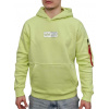 Alpha Industries pánska mikina Metal Plate arctic lime Veľkosť: XXL, Farba: žltá