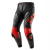 Kožené Nohavice Rebelhorn Inferno Black/Fluo Red 56