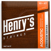 Struny na akustickú gitaru 10-47 Premium phosphorbronze Henry's