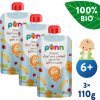 SALVEST Ponn BIO Ovocné smoothie s jogurtom a sušienkami 3× 110 g