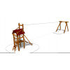 Playground System Lanová dráha (lanovka) z agátu - Evka