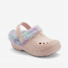Zateplené dievčenské nazúvaky Coqui Husky Candy Pink/ Rainbow 9751 Veľkosť: 34-35