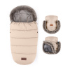 PETITEMARS PETITE&MARS Set zimný fusak Comfy 4v1 + rukavice na kočík Furry Variant: PETITE&MARS Set zimný fusak Comfy 4v1 + rukavice na kočík Furry Rose Petal