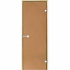 Harvia Finland Oy Dvere do sauny HARVIA 7x19, bronzové, 690x1890 mm, jelša