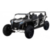 mamido Elektrické autíčko Buggy ATV RACING UTV2000 štvormiestne biele