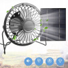 VENTILÁTOR + SOLÁRNY PANEL 6V 5W USB NA CHLADENIE, VENTILÁCIA