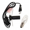 Napájací kábel Super Fľaše KABEL_E14 pre soľnú lampu E14 s žiarovkou 15 W