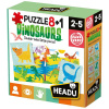Headu HEADU: Puzzle 8+1 Dinosaury