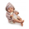Reborn Baby Love bábika v kabátiku s fľašou Antonio Juan 82405