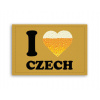 Fotoobraz 90x60 cm stredný I love czech beer