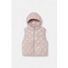 United Colors of Benetton detská vesta s kapucňou 21INCJ017.G.Stagionale ružová 140