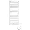 AQUALINE DIRECT-E elektrické vykurovacie teleso, rovné, 600x1680 mm, 800 W, biela
