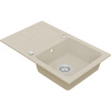 Granitový drez Vima 480x780 mm béžový