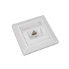 SOLARIX Solarix Eth.Zás. CAT5 UTP 1 x RJ45 pod omietku biela SX9-1-5E-UTP-WH