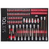 Modul s náradím do dielenského vozíka MECHANIC TOOL TRAY 2, 102 ks