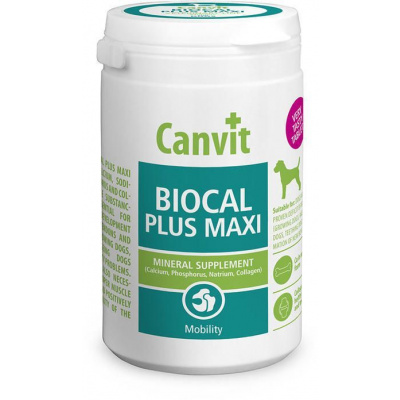 Canvit Biocal Plus MAXI ochucené pre psov 230g