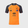 Týmové tričko McLaren F1 s logy sponzorů - Oscar Piastri oranžové - M