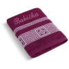 BELLATEX s.r.o. Froté uterák 50 × 100 grécka kolekcia 155/022 s výšivkou Babička