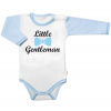 Body dl.rukáv s vtip. textom Baby Nellys Little Gentleman chalan