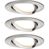 Paulmann 92959 LED vstavané svetlo sada 3 ks LED 18 W železo (kartáčovamé); 92959