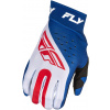 FLY RACING rukavice PROLITE červená/biela/modrá - S