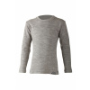 Lasting dětská merino mikina STONY šedá - 150 (Lasting)