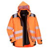 PORTWEST Bunda PW365 Hi-Vis 3v1, zateplená, reflexní POR-PW365OBRXXL 2XL Oranžová/černá