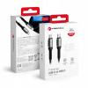 Kábel Forcell USB typ C - USB typ C 3 m čierny