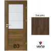 PORTA Doors SET Rámové dvere VERTE B3, laminofólia 3D Dub južný +zárubeň+kľučka PD-VER-B3_JUZNY