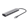 TRUST Rozbočovač Halyx Aluminium 5 Port USB 3.2 Gen1 Hub 25136