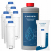 6x Wessper Aqualunga filter do vody pre kávovary Delonghi + odstraňovač vodného kameňa 1l