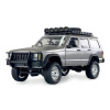 Amewi JC-X12 Scale strieborná komutátorový RC model auta elektrický terénne vozidlo 4WD 4x4 RtR 2,4 GHz vr. akumu 1:12