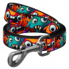 WAUDOG vodítko nylon Příšerky (L-XXL/200cm/2,5cm) LIMITED
