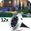 Solárna zapichovacia záhradná lampa - Veľká sada solárnych žiaroviek 12 ks. (Veľká sada solárnych žiaroviek 12 ks.)