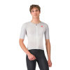 Castelli Free Speed 3 Race Top, White/ Silver gray Veľkosť: XXL Pánsky triatlonový dres