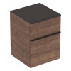 Geberit Smyle Square Bočná skrinka, 2 zásuvky, orech hickory 500.357.JR.1