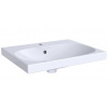 Geberit Acanto - Umývadlo 60x48 cm, otvor na batériu, s prepadom, biela 500.620.01.2