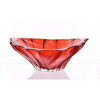 Aurum Crystal KRIŠTÁĽOVÁ MISKA BOHEMIA PLANTICA 330 MM ČERVENÁ