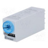 Časové relé 0,05s÷100h DPDT 250VAC/10A Unap 24VAC 24VDC IP40
