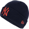 New Era KIDS MLB ESSENTIAL NEW YORK YANKEES tmavo modrá,oranžová Detská zimná čiapka YOUTH
