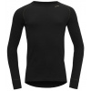 DEVOLD Pánske tričko EXPEDITION MERINO 235 SHIRT MAN black Veľkosť: L