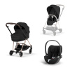 Cybex Platinum CYBEX Mios Travel Set + Cloud T - Style Collection sepia black 2026 rose gold